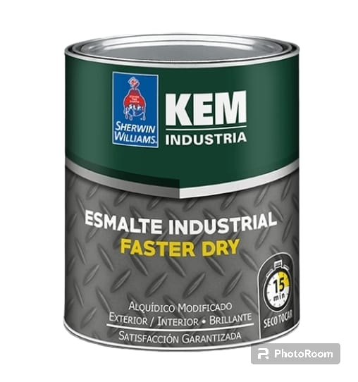 KEM ESM IND FASTER DRY BA SOLV ALQ BRILLANTE ALUMINIO - Sherwin Williams Dacsa