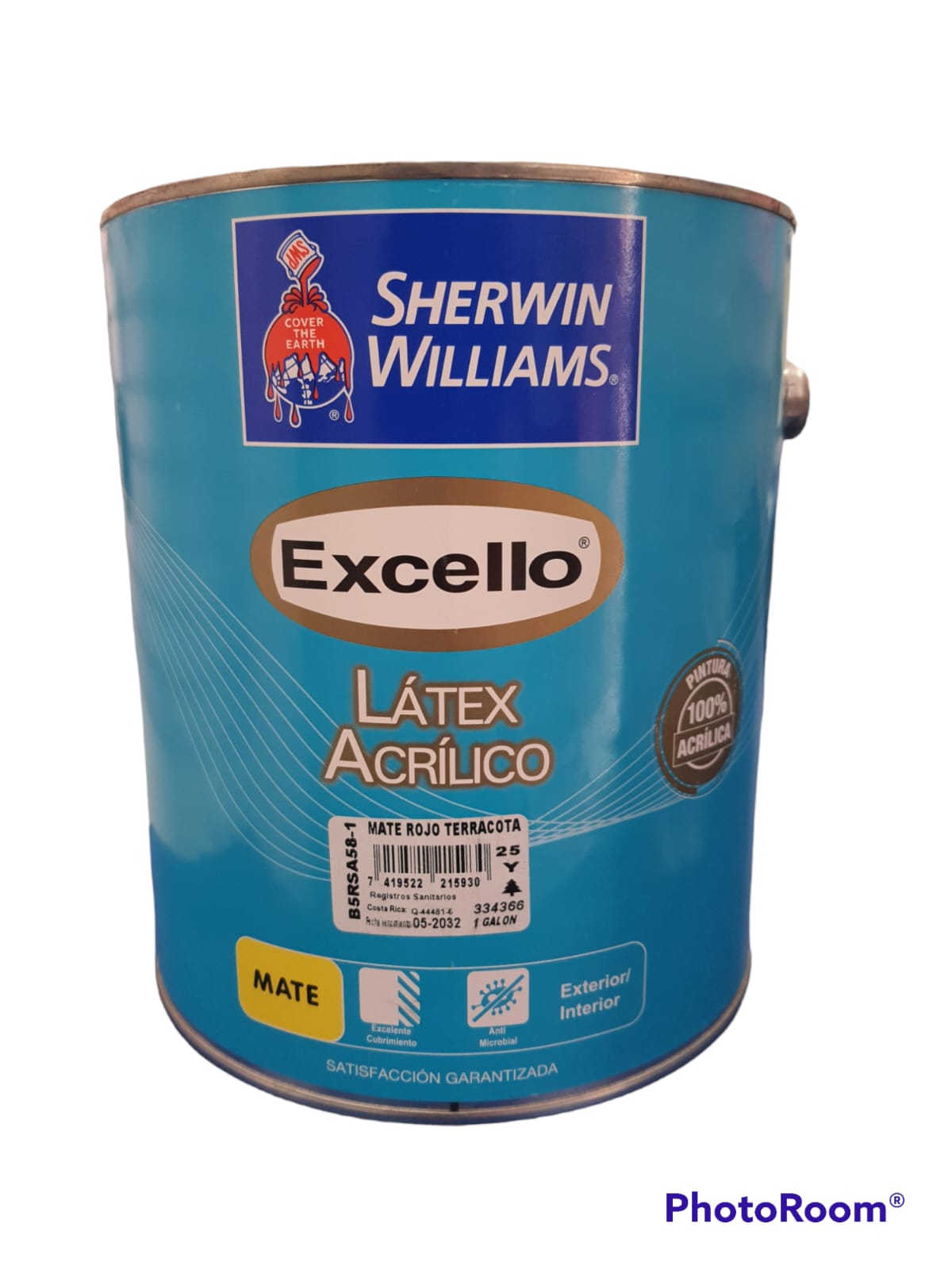 EXCELLO LATEX MATE ROJO MISTICO  - Sherwin Williams Dacsa