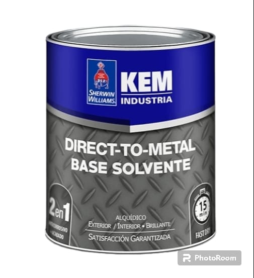 KEM DIRECT TO METAL BASE SOLVENTE MATE BLANCO - Sherwin Williams Dacsa