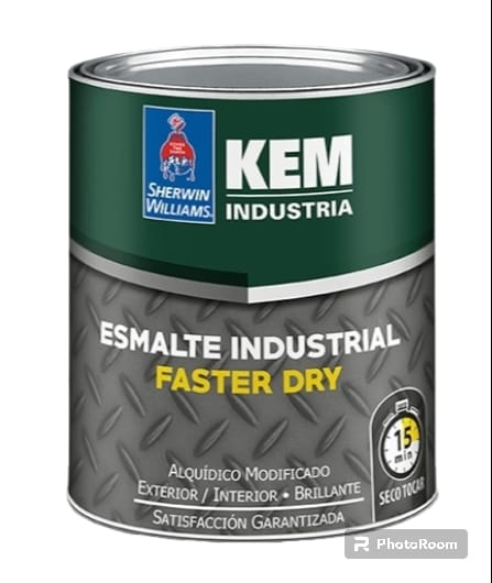 KEM ESM IND FSTER DRY BASE SOLVENTE ALQ BRILLANTE ROJO SEGURIDAD - Sherwin Williams Dacsa