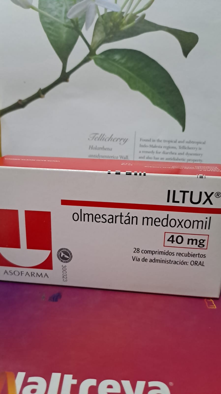 ILTUX  (Olmesartan Medoxomil 40mg ) * 28 Comprimidos - FARMACIA NUEVO MILENIO