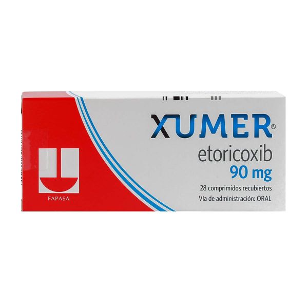 XUMER 90mg (etoricoxib) *Tableta - FARMACIA NUEVO MILENIO