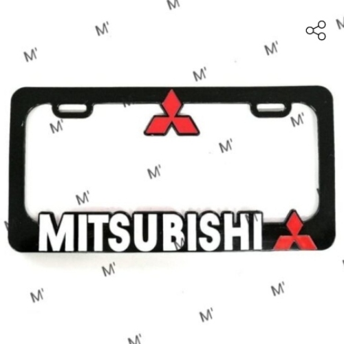 Porta Placas MITSUBISHI en 3D - Repuestos y Lubricantes Vicent's
