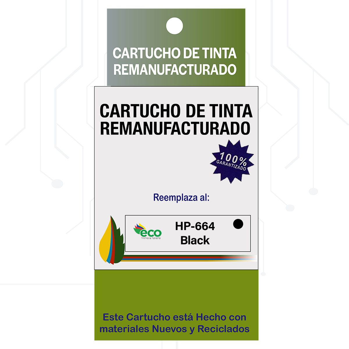 Cartucho HP 664 Generico Negro  - Corporación Hightechnology