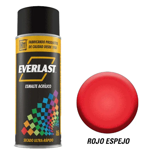 Pintura en Spray Rojo Espejo (150150) Everlast - Repuestos y Lubricantes Vicent's