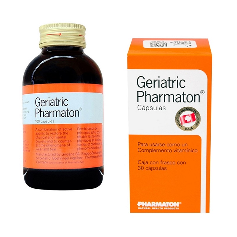 GERIATRIC PHARMATON *Frasco con 30 Capsulas - FARMACIA NUEVO MILENIO