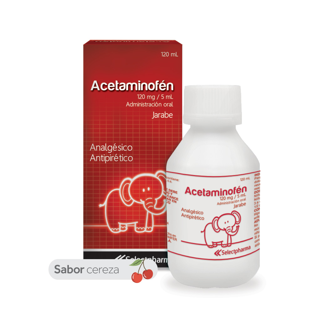 Acetaminofen JARABE 120mg/5ml  - Farmacia Marcos