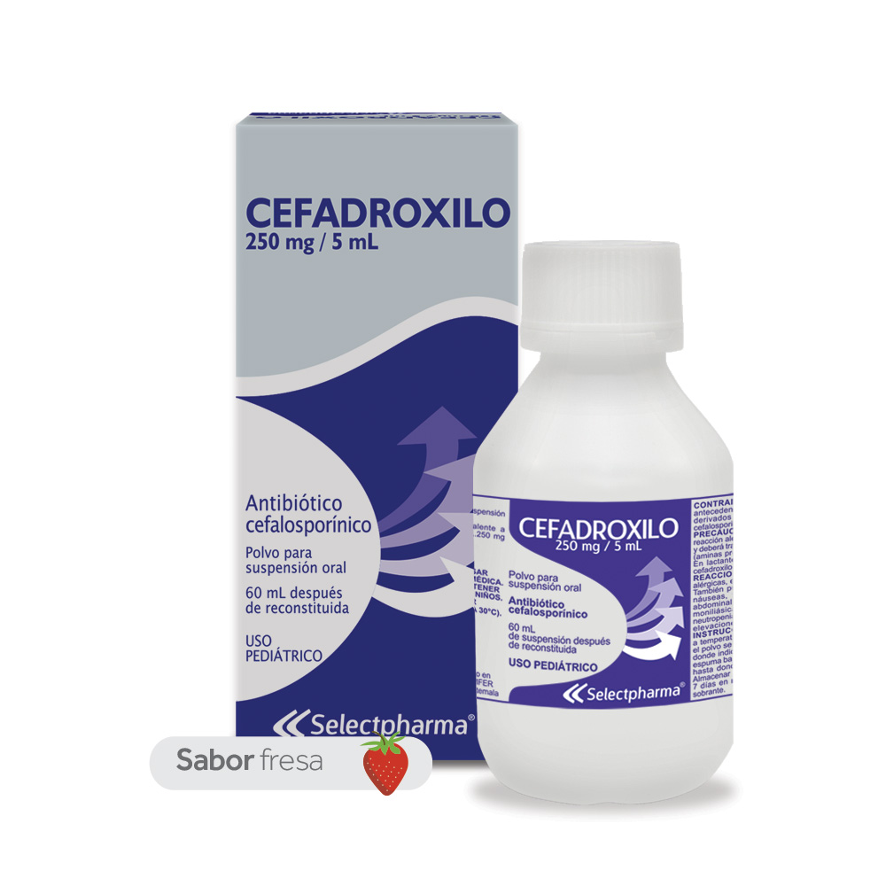 Cefadroxilo 250mg/ml FRASCO polvo - Farmacia Marcos