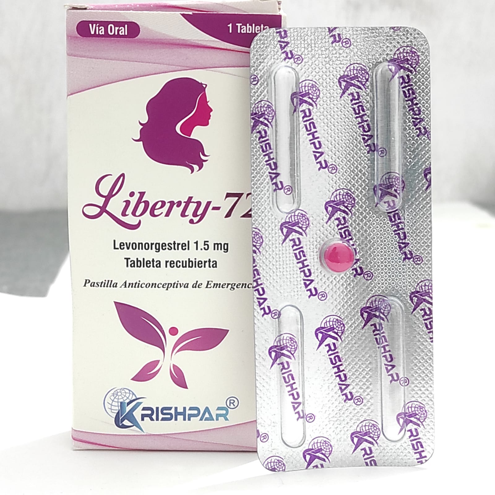 Liberty-72 (Levonorgestrel) CAJA * 1 tab 1.5g - Farmacia Marcos