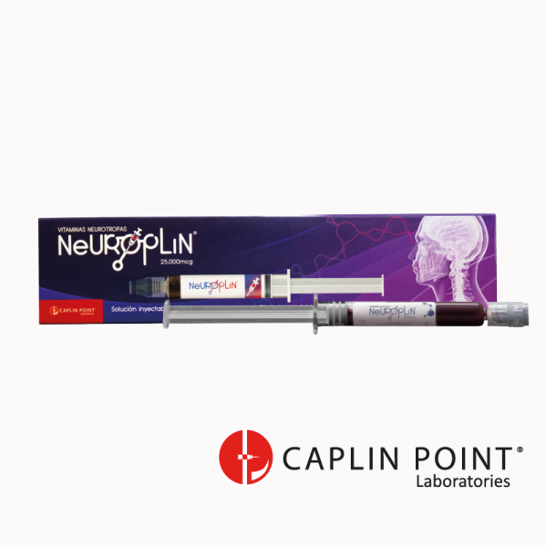 Neuroplin (Vitaminas Neurotropas) 25,000mcg/3ml IV CAJA * 1 - Farmacia Marcos