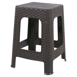  Banco Rattan Wengue cuadrado 
