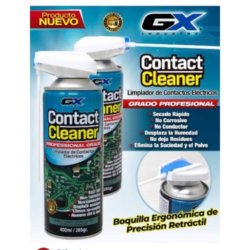 Limpia Contactos GX (400ml / 285gr.) - Repuestos y Lubricantes Vicent's