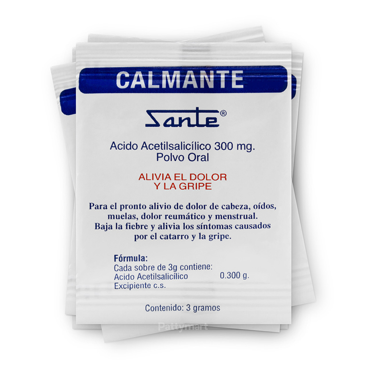 CALMANTE (ácido acetilsalicilico 300mg) *sobre  - FARMACIA NUEVO MILENIO