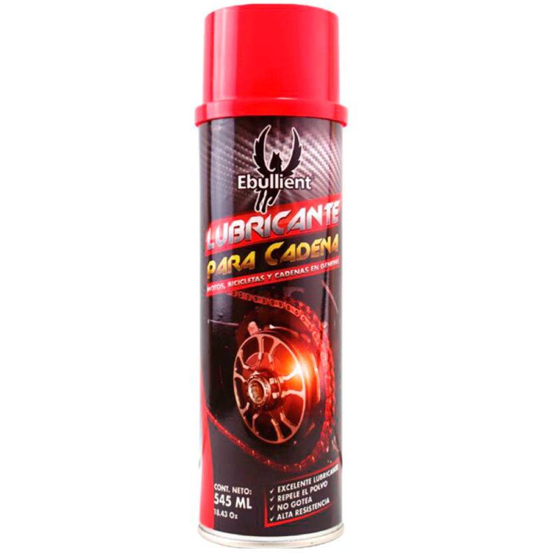 Grasa Lubricante Para Cadena moto Ebullient 545mL - Repuestos y Lubricantes Vicent's