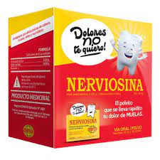 NERVIOSINA (acido acetil salicilico 0.222g/ cafeina anhidra 0.056g) *sobres  - FARMACIA NUEVO MILENIO