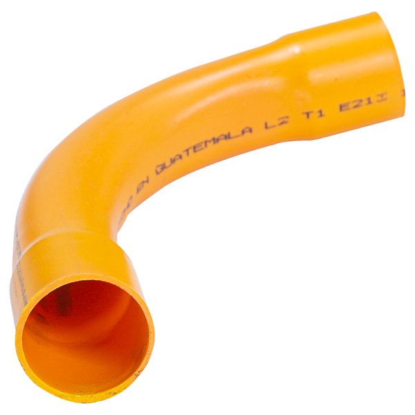 CURVA 3/4" X 90 DUCTO ELECTRICO NAR. PVC - DISTRIBUIDORA PEPE DE IZABAL, SOCIEDAD ANÓNIMA