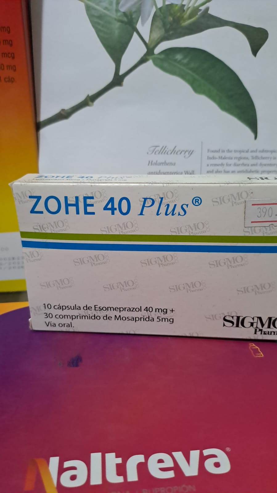 ZOHE 40 PLUS (esomeprazol/mosaprida) *capsulas  - FARMACIA NUEVO MILENIO