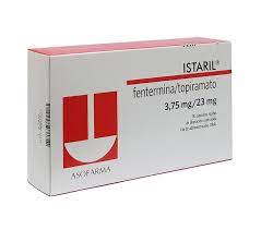 ISTARIL (Fentermina/Topiramato) 3,75/23mg) * 30 Capsulas - FARMACIA NUEVO MILENIO