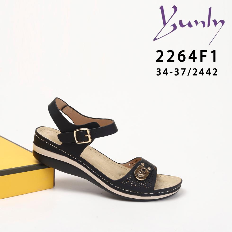 SANDALIA YUNLY 34-37  NEGRO - Distribuidora Comercial Castillo