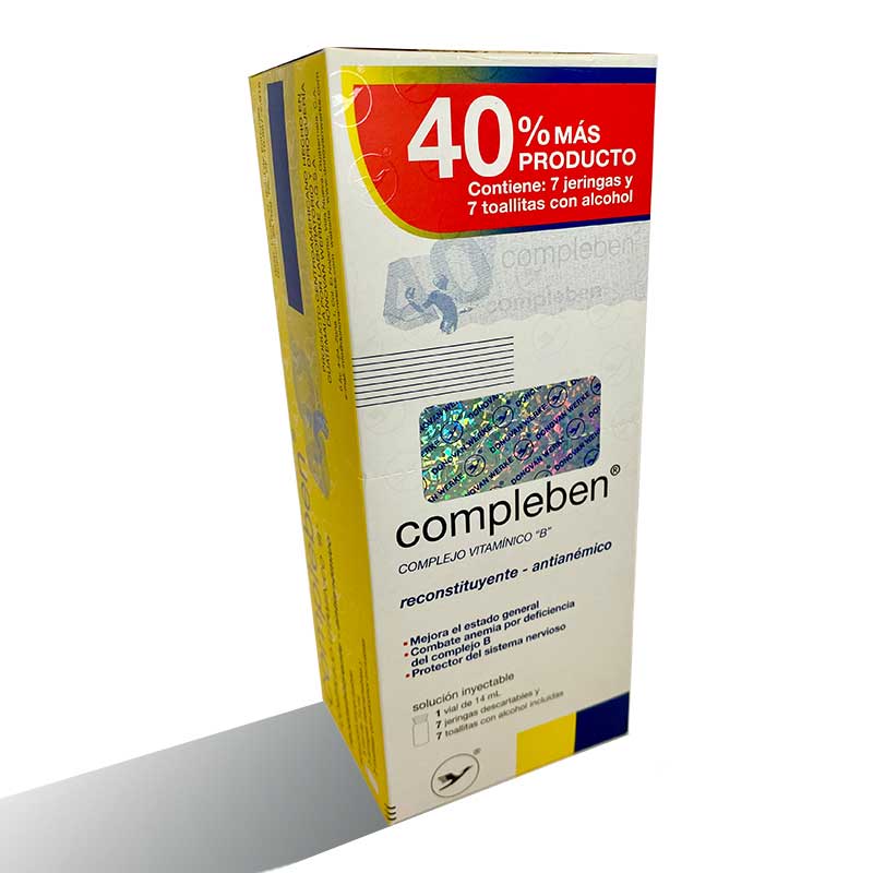 COMPLEBEN (complejo vitaminico B) *vial de 14ml  - FARMACIA NUEVO MILENIO