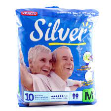 SILVER (pañales para adulto) *pañales talla M - FARMACIA NUEVO MILENIO