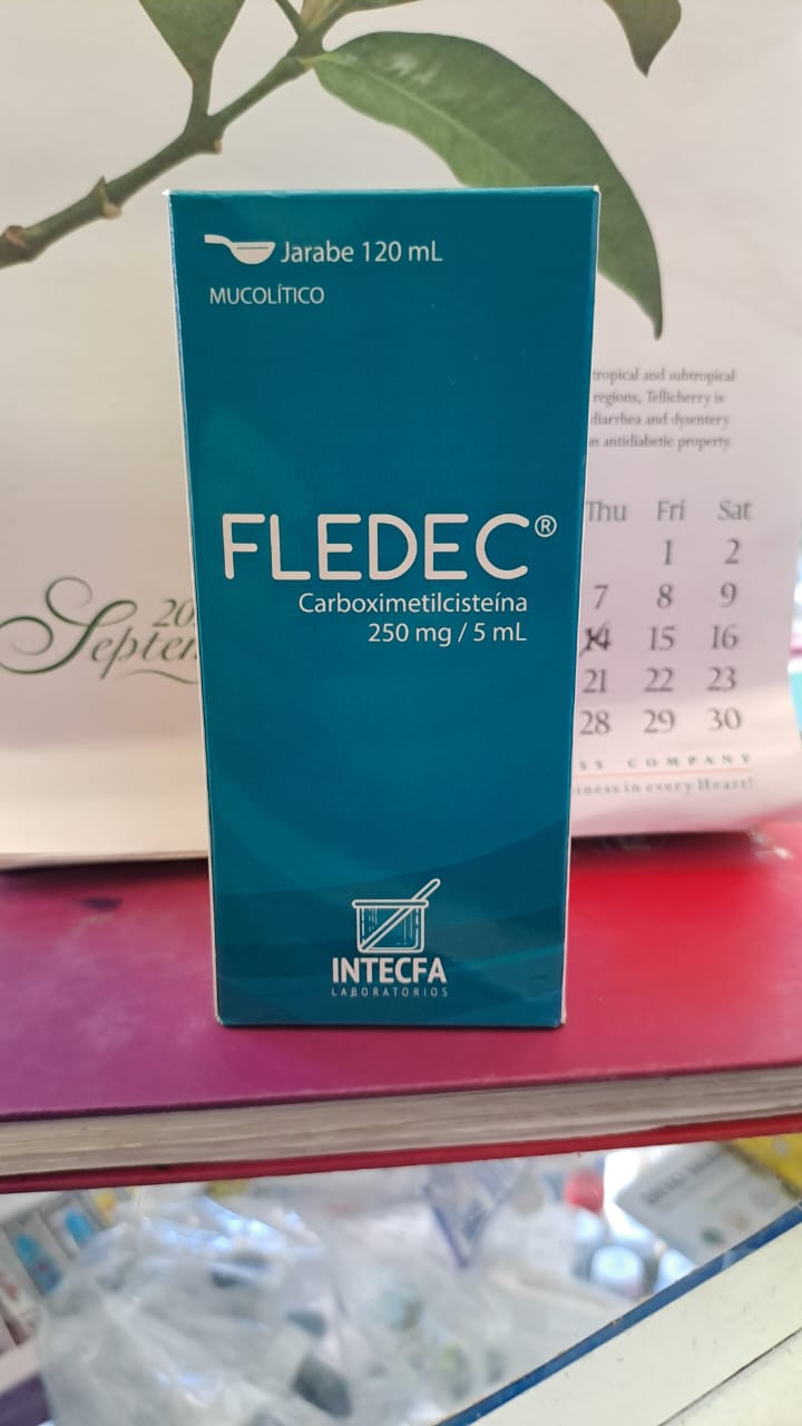 FLEDEC (Carboximetilcisteina 250mg/5ml ) *Jarabe - FARMACIA NUEVO MILENIO