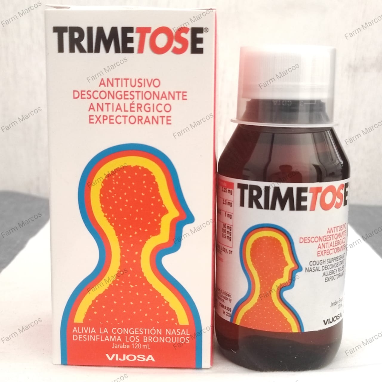 Trimetose Jarabe 120 ml - Farmacia Marcos