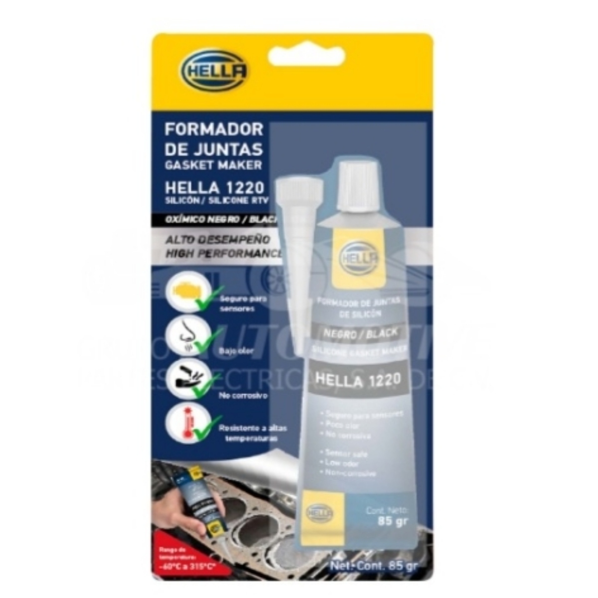 Silicon Gris HELLA (85 Gramos) - Repuestos y Lubricantes Vicent's