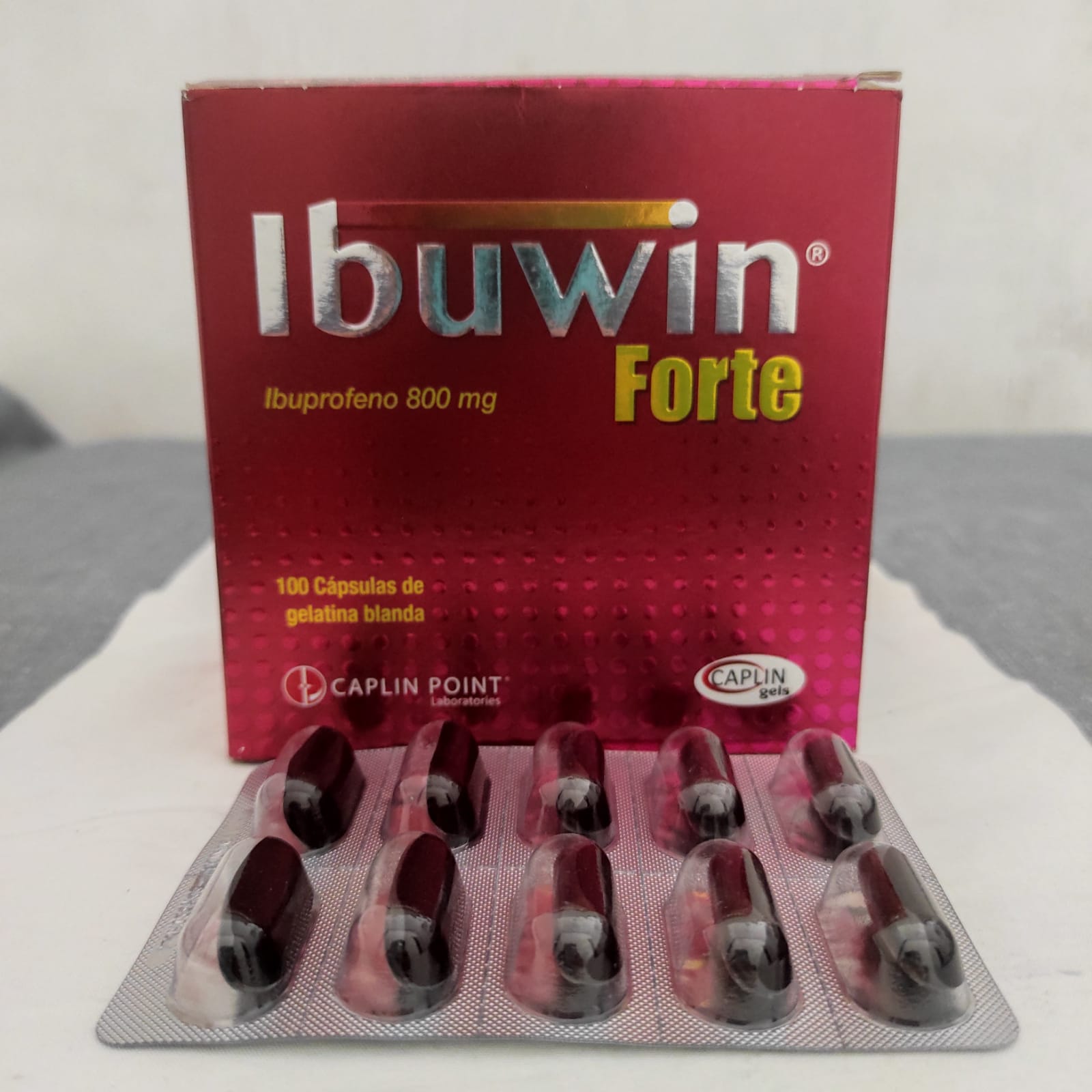 Ibuwin (Ibuprofeno) Gelatina 800 mg * 1 TAB - Farmacia Marcos