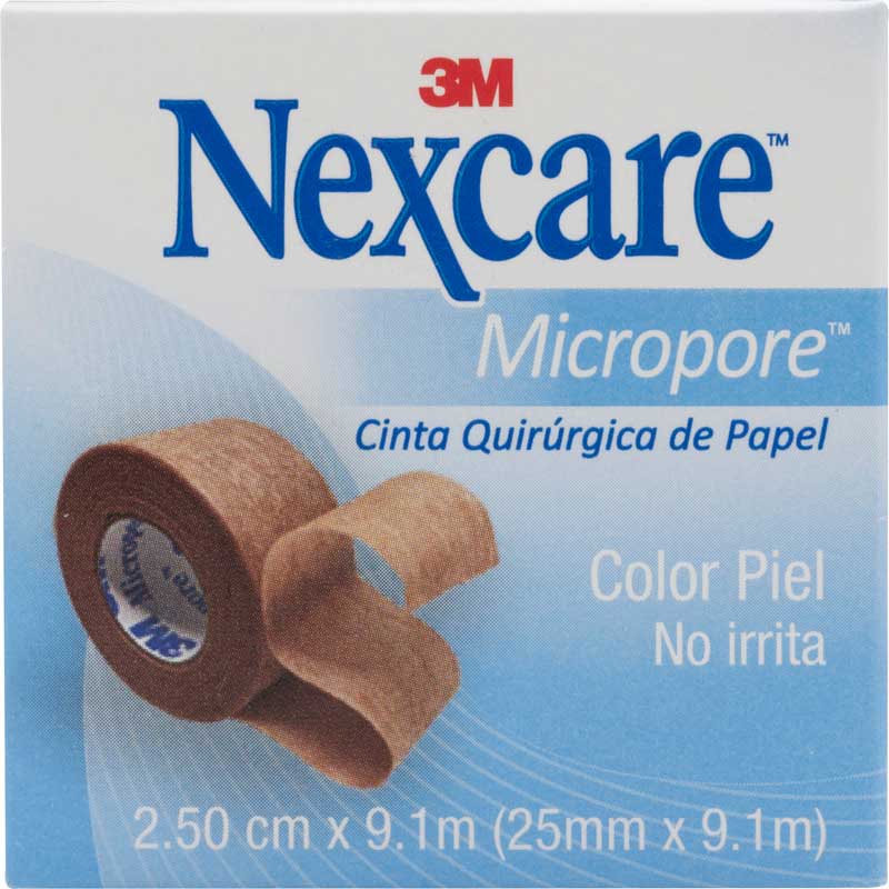 MICROPORE 2.50CM COLOR PIEL  - FARMACIA NUEVO MILENIO