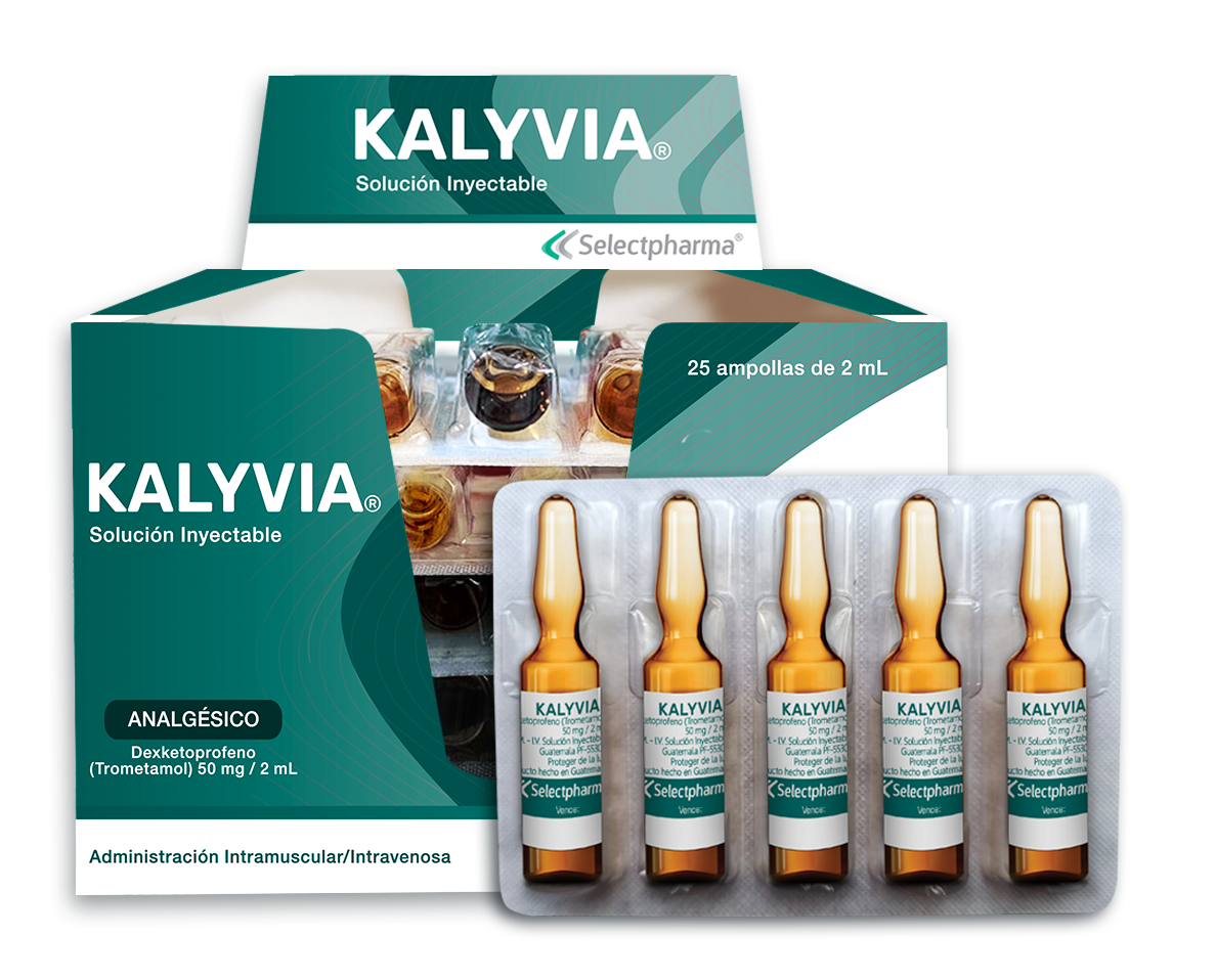 Kalyvia (Dexketoprofeno 50mg/2ml) ampolla - Farmacia Marcos