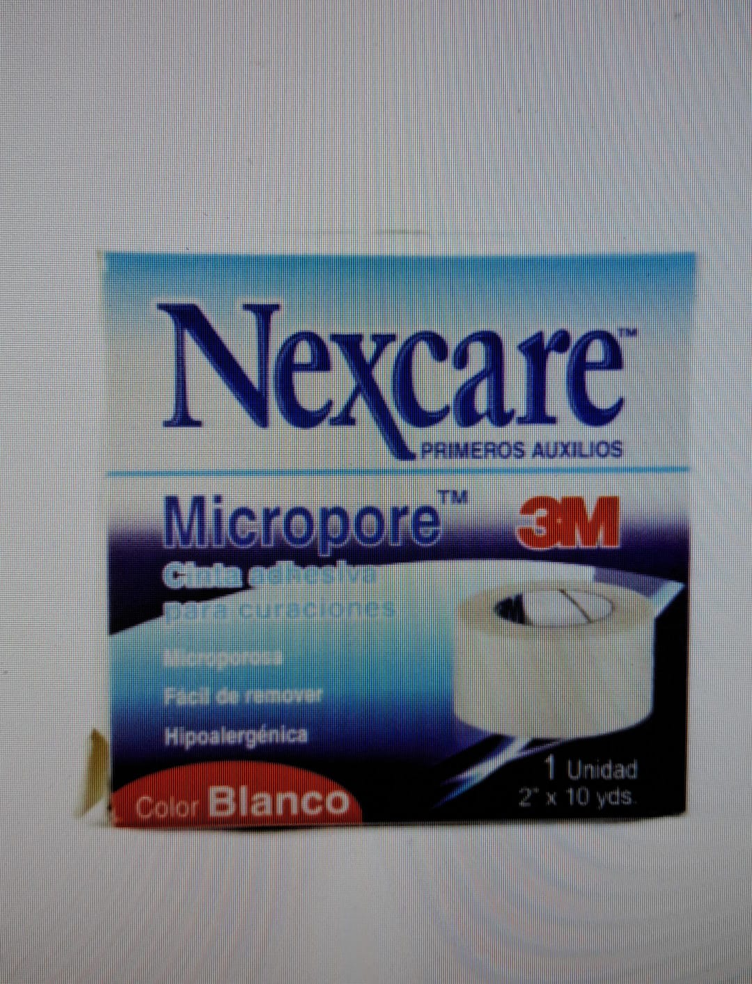 MICROPORE 2" *color blanco  - FARMACIA NUEVO MILENIO