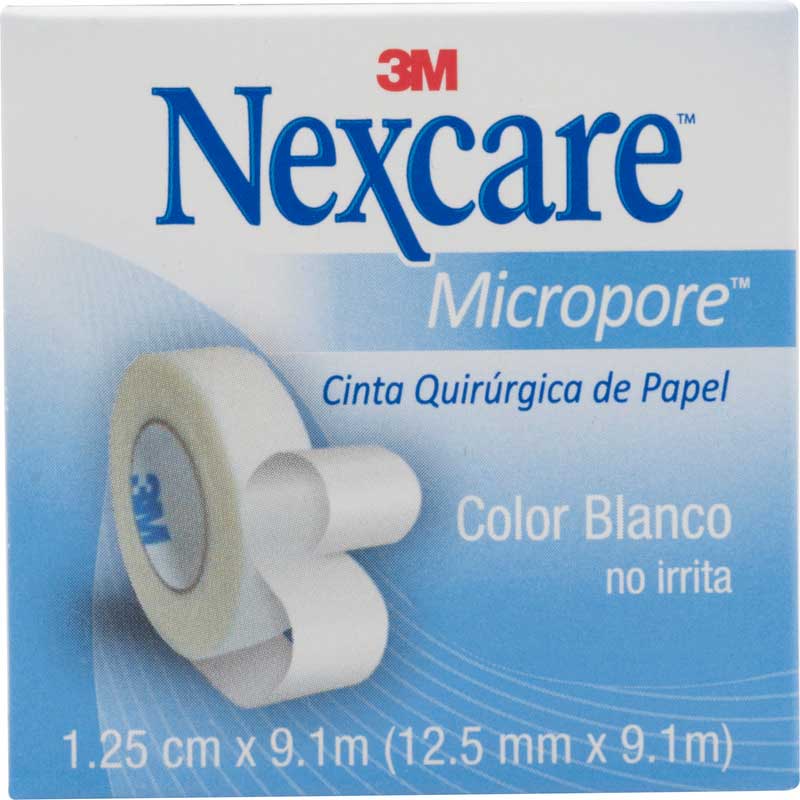 MICROPORE 1/2" *color blanco  - FARMACIA NUEVO MILENIO