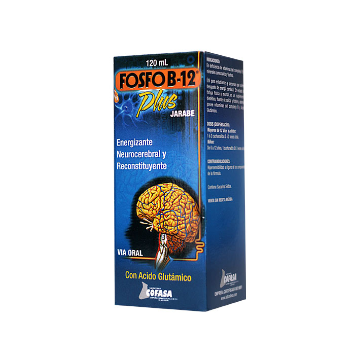 Fosfo B-12 Plus Jarabe 240ml - Farmacia Marcos