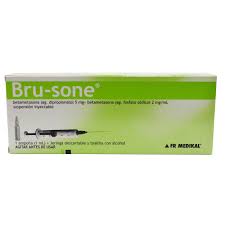 BRU-SONE (betametasona 5mg/betametasona sodido 2mg/ml) *ampolla 1ml  - FARMACIA NUEVO MILENIO