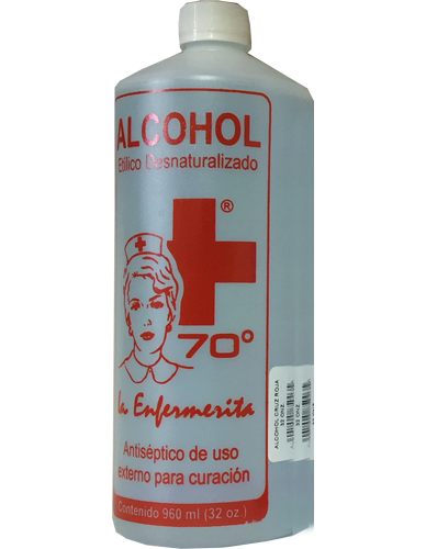 ALCOHOL ETILICO DESNATURALIZADO 70%960 ML  - FARMACIA NUEVO MILENIO