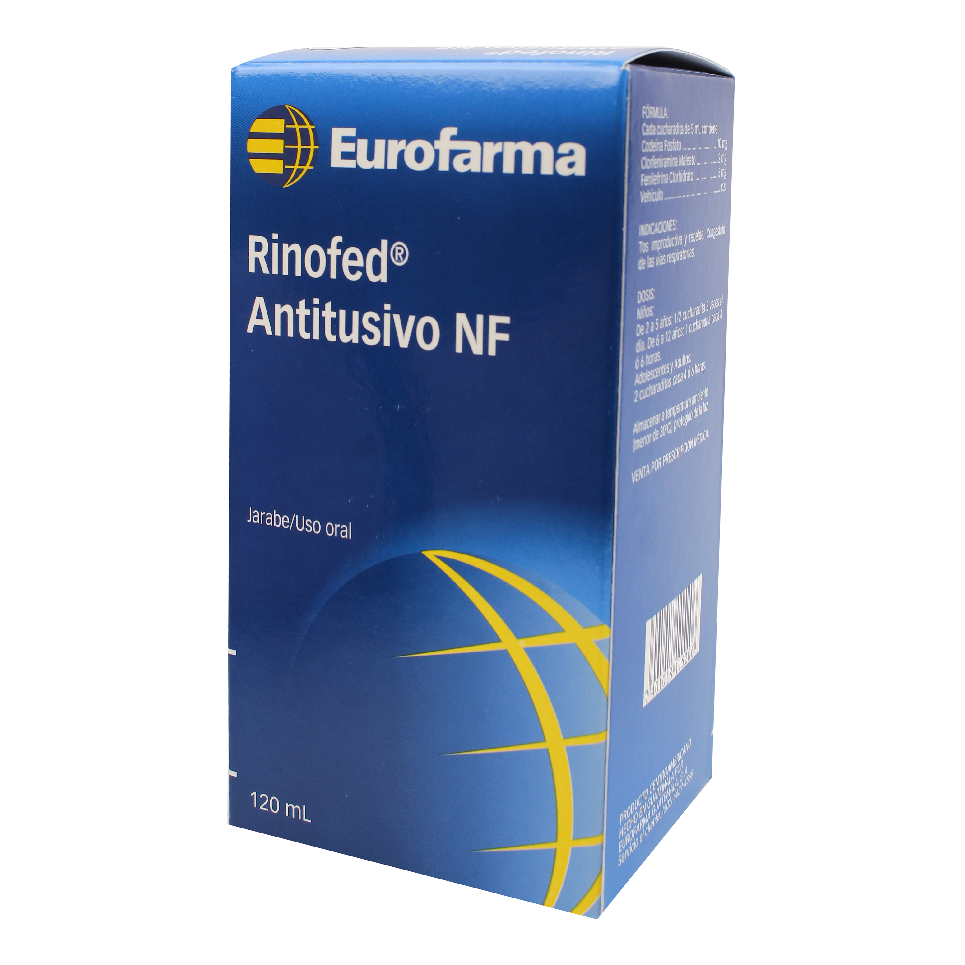 RINOFED ANTITUSIVO NF  *Jarabe - FARMACIA NUEVO MILENIO