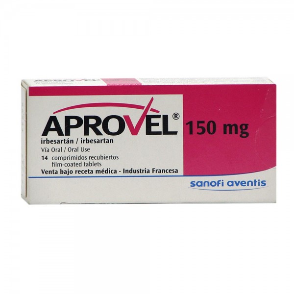 APROVEL 150MG (IRBESARTAN) *14 Comprimidos  - FARMACIA NUEVO MILENIO