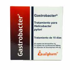  Gastrobacter (Caja 1: Esomeprazol 40mg. Caja 2: Levofloxacina 500 mg. Caja 3: Amoxicilina 1g.) - Farmacia Marcos