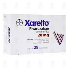 XARELTO 20MG (rivaroxaban) *28 Comprimidos  - FARMACIA NUEVO MILENIO