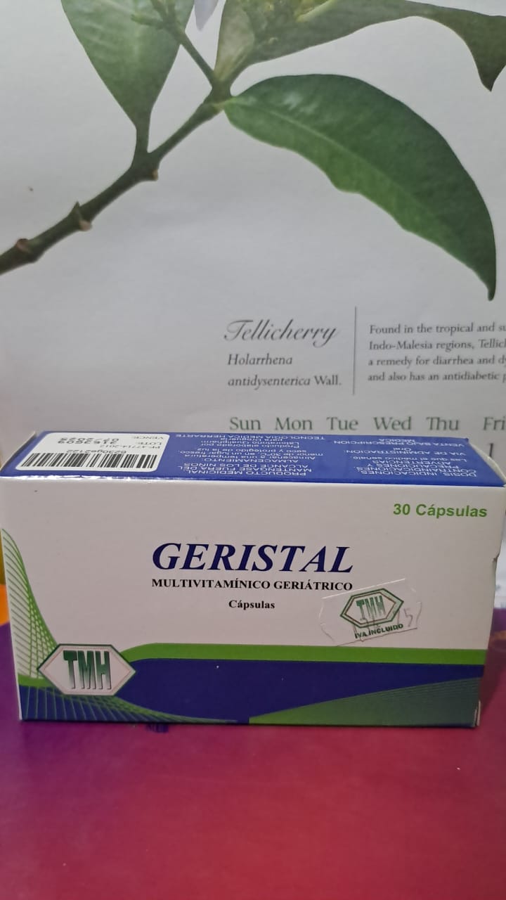 GERISTAL (Multivitaminico Geriatrico) * 30 Capsulas - FARMACIA NUEVO MILENIO
