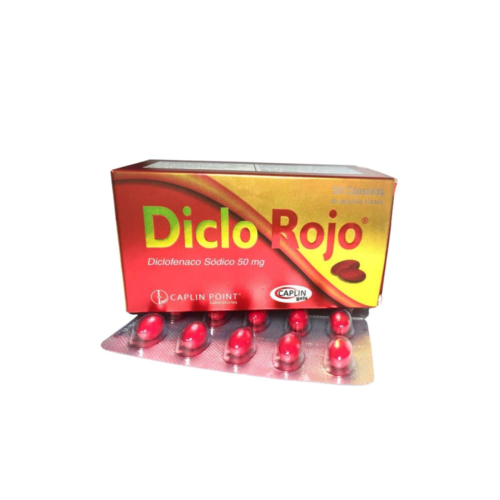 Diclo Rojo(Diclofenaco Sódico 50mg) * 1 unidad  - Farmacia Marcos