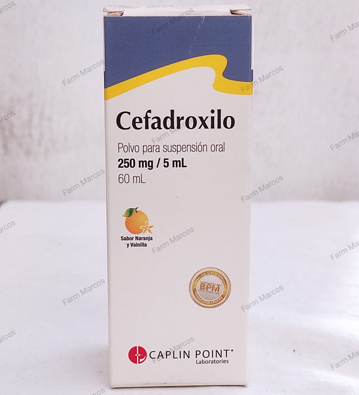 Cefadroxilo 250mg/5ml suspención 60 ml - Farmacia Marcos