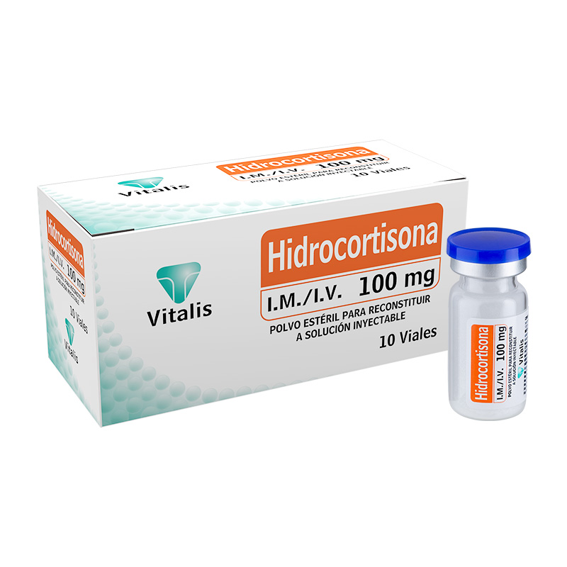 hidrocortisona 500 mg IM. IV. * frasco - Farmacia Marcos