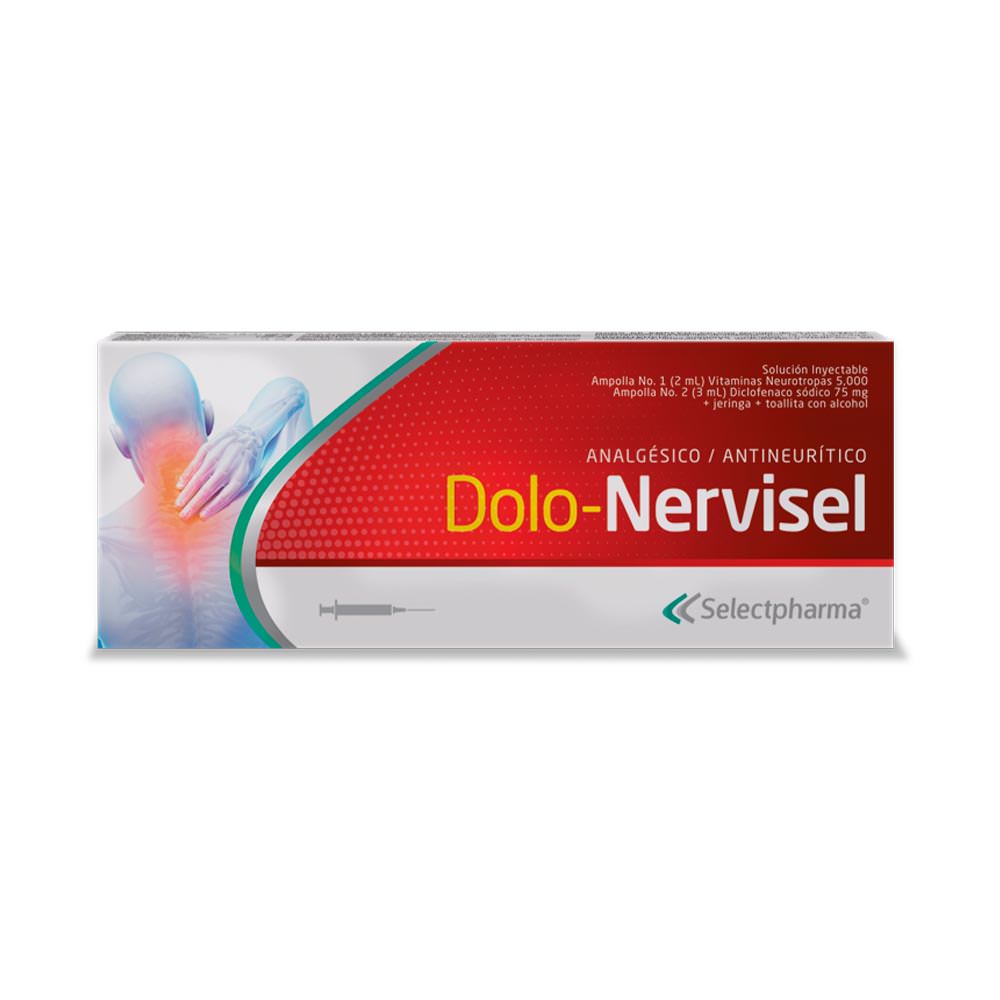 Dolo Nervisel (Vitaminas Neurotropas 5000 + Diclofenaco 75 mg) - Farmacia Marcos