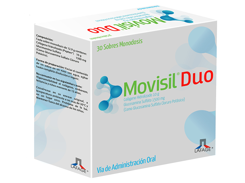 MOVISIL DUO (Colageno Hidrolizado/Glucozamina Sulfato)  *Sobres - FARMACIA NUEVO MILENIO