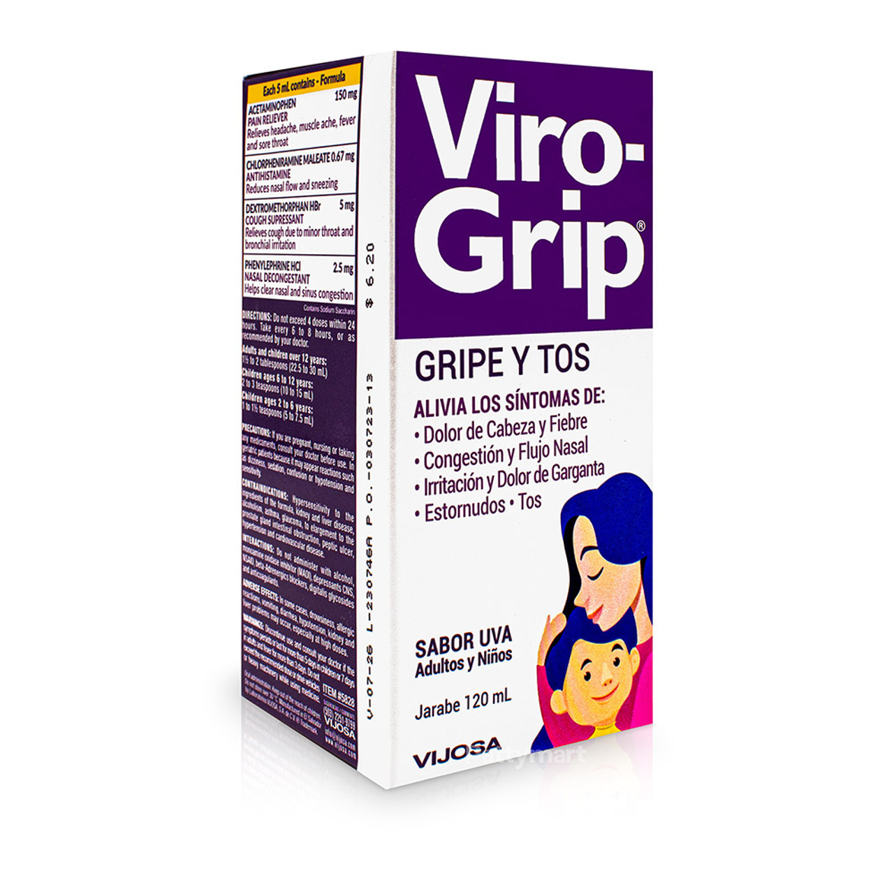 ViroGrip Jarabe 120 ml - Farmacia Marcos