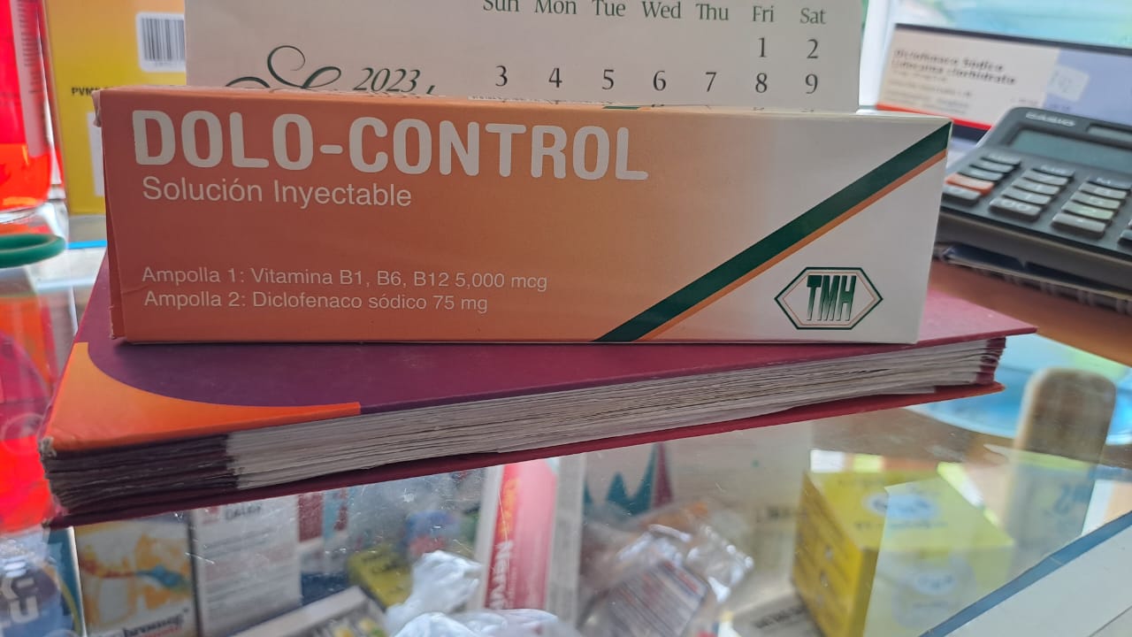 DOLO-CONTROL (diclofenaco/vitaminas neurotropas) *kit inyectable  - FARMACIA NUEVO MILENIO