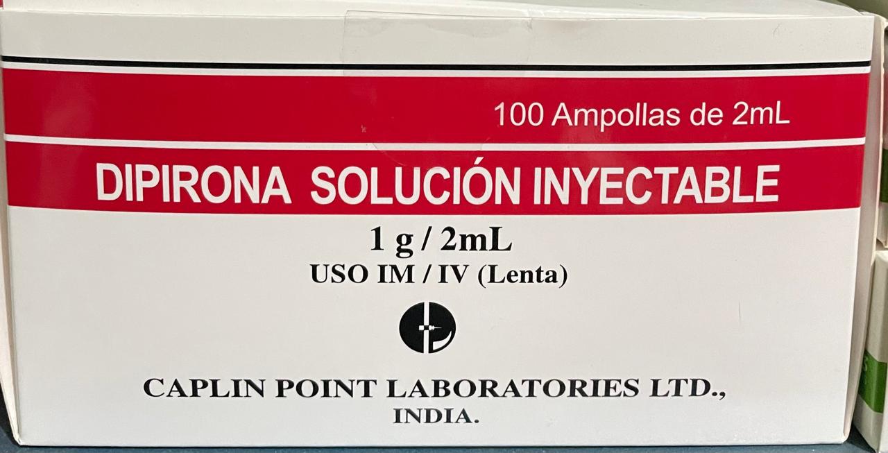 DIPIRONA 1G (I.M/ I.V 2ml ) * Ampolla - FARMACIA NUEVO MILENIO