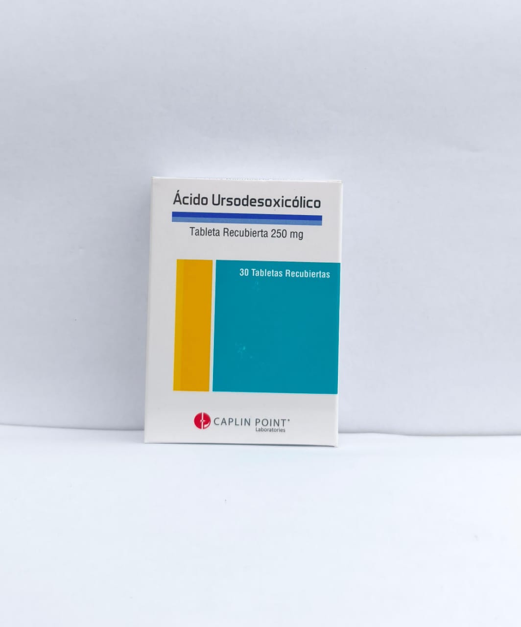 Ácido Ursodesoxicólico 250mg, caja * 30 tabletas  - Farmacia Marcos